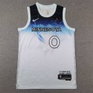 Timberlves #0 Donte DiVincenzo White 2025 City Edition Stitched