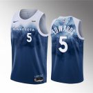 Timberlves #5 Anthony Edwards City Stitched  Navy Blue 2024