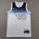 Timberlves #30 Julius Randle White 2025 City Edition Stitched