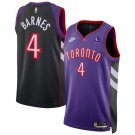 Toronto Raptors #4 Scottie Barnes Purple 2024 25 Classic Edition Swingman Stitched
