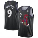 Toronto Raptors #9 RJ Barrett Black 2024 25 City Edition Stitched Basketball