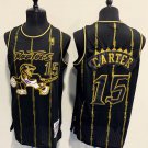 Toronto Raptors #15 Vince Carter Black  Throwback