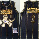 Toronto Raptors 1 Tracy McGrady Basketball  Black Gold
