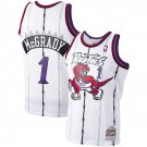 Toronto Raptors 1 Tracy McGrady White Basketball
