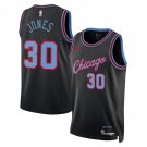Tre Jones #30 Chicago Bulls City Edition Basketball  Black 2025-26