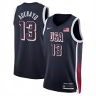 USA Basketball #13 Bam Adebayo Navy 2024 Swingman Stitched
