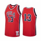 USA Chris Mullin #13 Red 1984 Dream Team