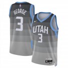 Utah Jazz #3 Keyonte George City Edition Stitched Basketball  Gray
