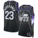 Utah Jazz #23 Lauri Markkanen Purple 2024 25 Statement Edition Stitched