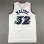 Utah Jazz #32 Karl Malone Basketball  White Throwback