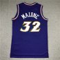Utah Jazz 32 Karl Malone Basketball  Purple Throwback