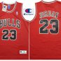 Vintage Vintage 90s Champion Bulls #23 Michael Jordan Basketball  Red