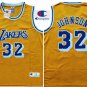 Vintage Vintage 90s Champion Lakers #32 Magic Johnson Basketball  Gold
