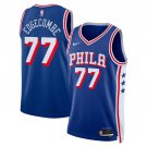 VJ Edgecombe #77 Philadelphia 76ers Icon Edition  Blue