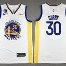 Warriors #30 Stephen Curry  White 2023