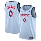 Washington Wizards #0 Bilal Coulibaly Powder Blue 2024 25 City Edition Stitched