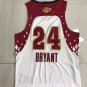 West All Star Game Lakers #24 Kobe Bryant Stitched AU  White