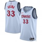 Wizards #33 Kyle Kuzma White 2025 City Edition Swingman Stitched