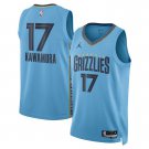 Yuki Kawamura 17 Memphis Grizzlies Statement Edition  Light Blue