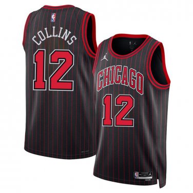 Zach Collins #12 Chicago Bulls Statement Edition
