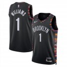 Ziaire Williams #1 Brooklyn Nets City Edition Swingman  Black
