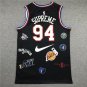 94 joint black print+embroidery