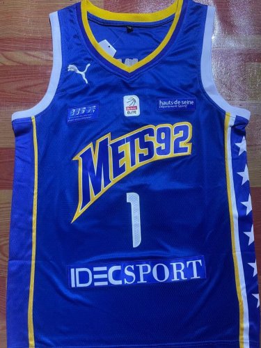 Paris Saint Germain 92ers No.1 Wenban Yama blue
