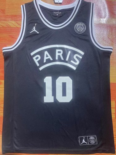 Paris Saint Germain No.10 Black Jordan