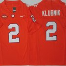 Clemson Tigers Orange #2 KLUBNIK. Clemson Tigers Orange #2 KLUBNIK.