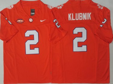 Clemson Tigers Orange #2 KLUBNIK.
