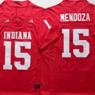 Indiana Hoosiers  Red #15 MENDOZA -.
