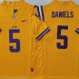 LSU Tigers Orange #5 DANIELS.