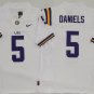 LSU Tigers White #5 DANIELS.