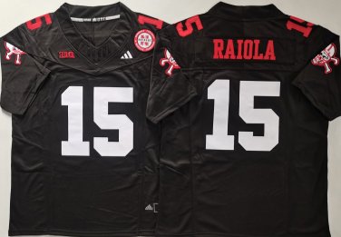 Nebraska Huskers Black #15 RAIOLA.
