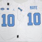 North Carolina Tar Heels White #10 MAYE.
