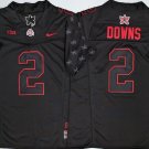 Ohio State Buckeyes Black  #2 DOWNS.