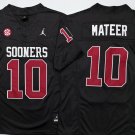 Oklahoma Sooners Black #10 MATEER.