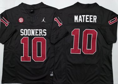 Oklahoma Sooners Black #10 MATEER.