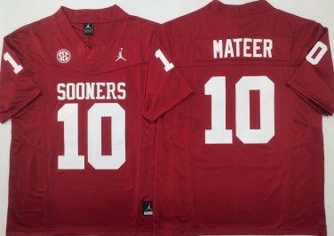 Oklahoma Sooners Red #10 MATEER.