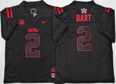 Ole Miss Rebels Black #2 DART.