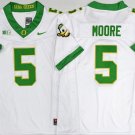 Oregon Ducks White #5 MOORE.