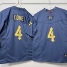 Our Lady Warrior 4 Deep Blue Third Generation Yellow Font.