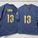Our Lady Warrior 13 Deep Blue Third Generation Yellow Font.
