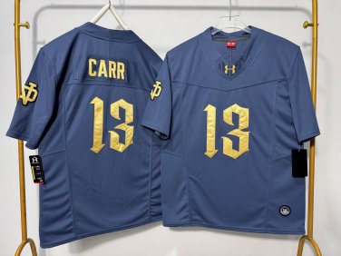 Our Lady Warrior 13 Deep Blue Third Generation Yellow Font.