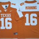Texas Longhorns Yellow+White #16 MANNING.