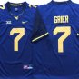 West Virginia Mountaineers Blue #7 GRIER
