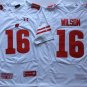 Wisconsin Badgers White #16 WILSON