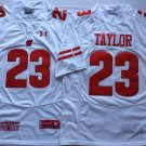Wisconsin Badgers White #23 TAYLOR
