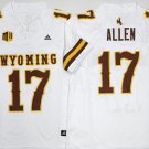WYOMING Cowboys White #17 ALLEN.