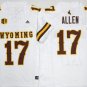 WYOMING Cowboys White #17 ALLEN.